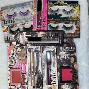 COPY - New Mixed Lot Of  Ioni Makeup 3D Faux Mink Lashes Eyeliner Lipliner Blush